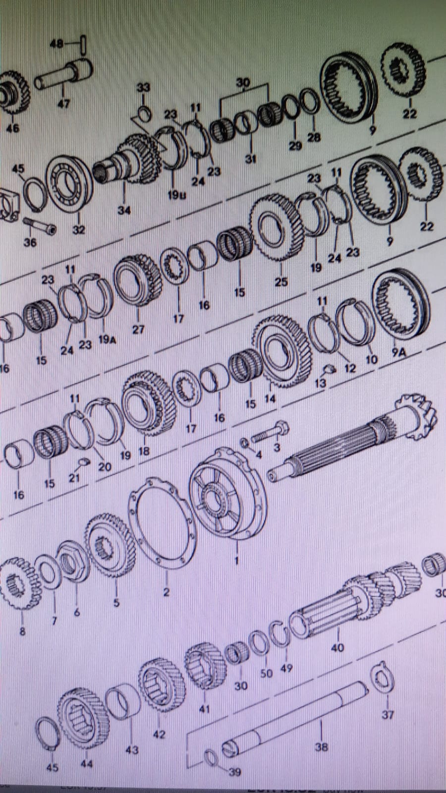 Porsche 928 gearbox bearing 92830206327 92830206329